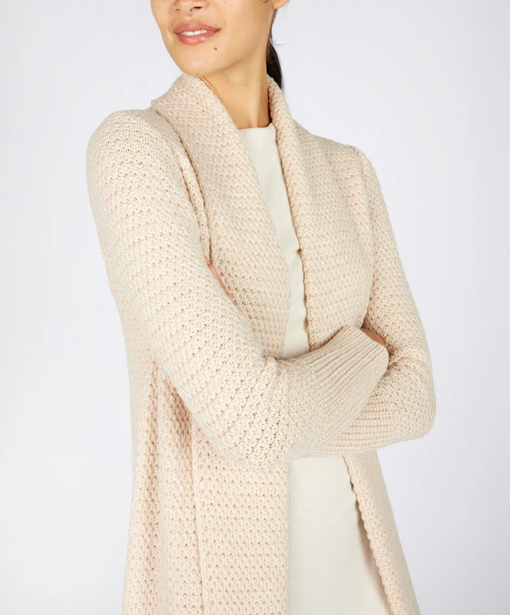 Rathnew Merino Wool Coatigan  in Oatmeal