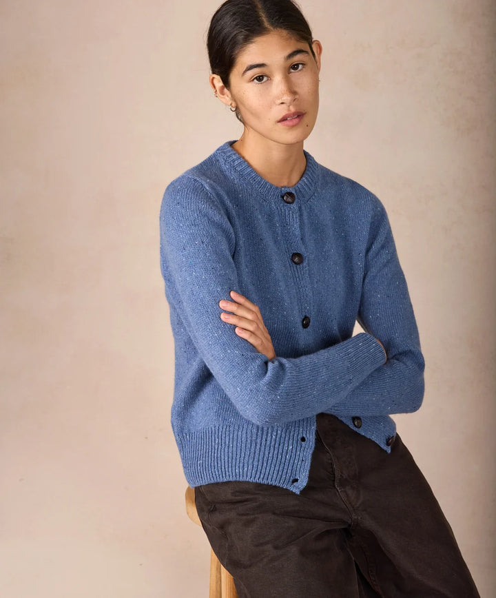 Cassia Cardigan In Blue Ocean