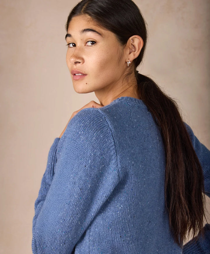 Cassia Cardigan In Blue Ocean
