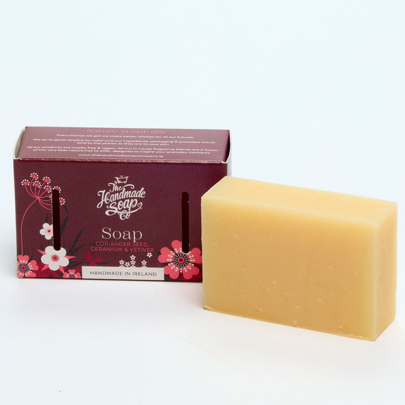 Handmade Soap - Coriander Seed, Geranium & Vetiver 100g