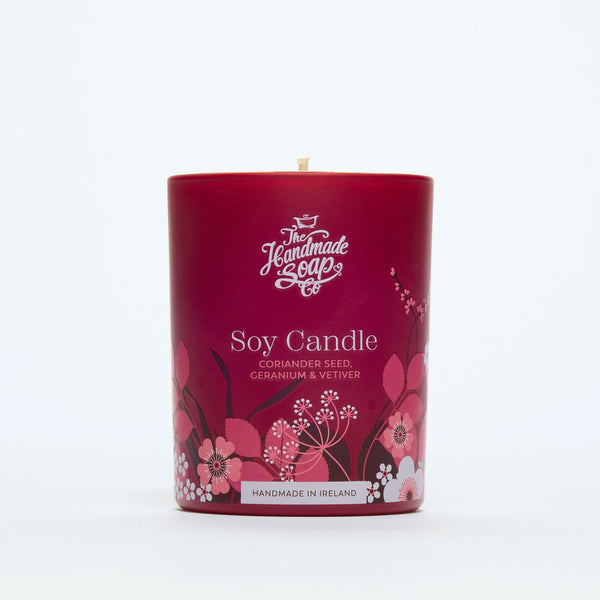 Scented Soy Candle - Coriander Seed, Geranium & Vetiver 210g