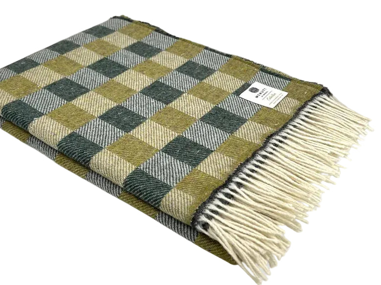 Collection Merino Wool Throw – Shamrock Green