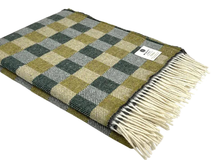 Collection Merino Wool Throw – Shamrock Green