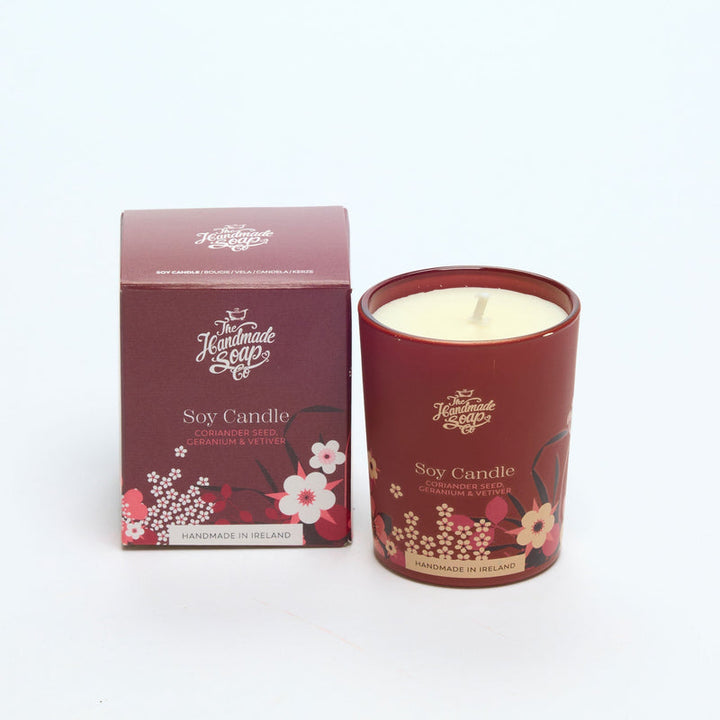 Scented Soy Candle - Coriander Seed, Geranium & Vetiver 70g