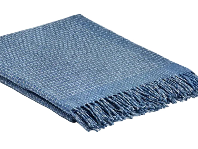 Cashmere & Merino Throw – Alpine Stream