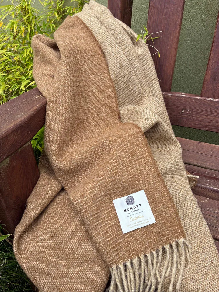 Chestnut Reversible Throw