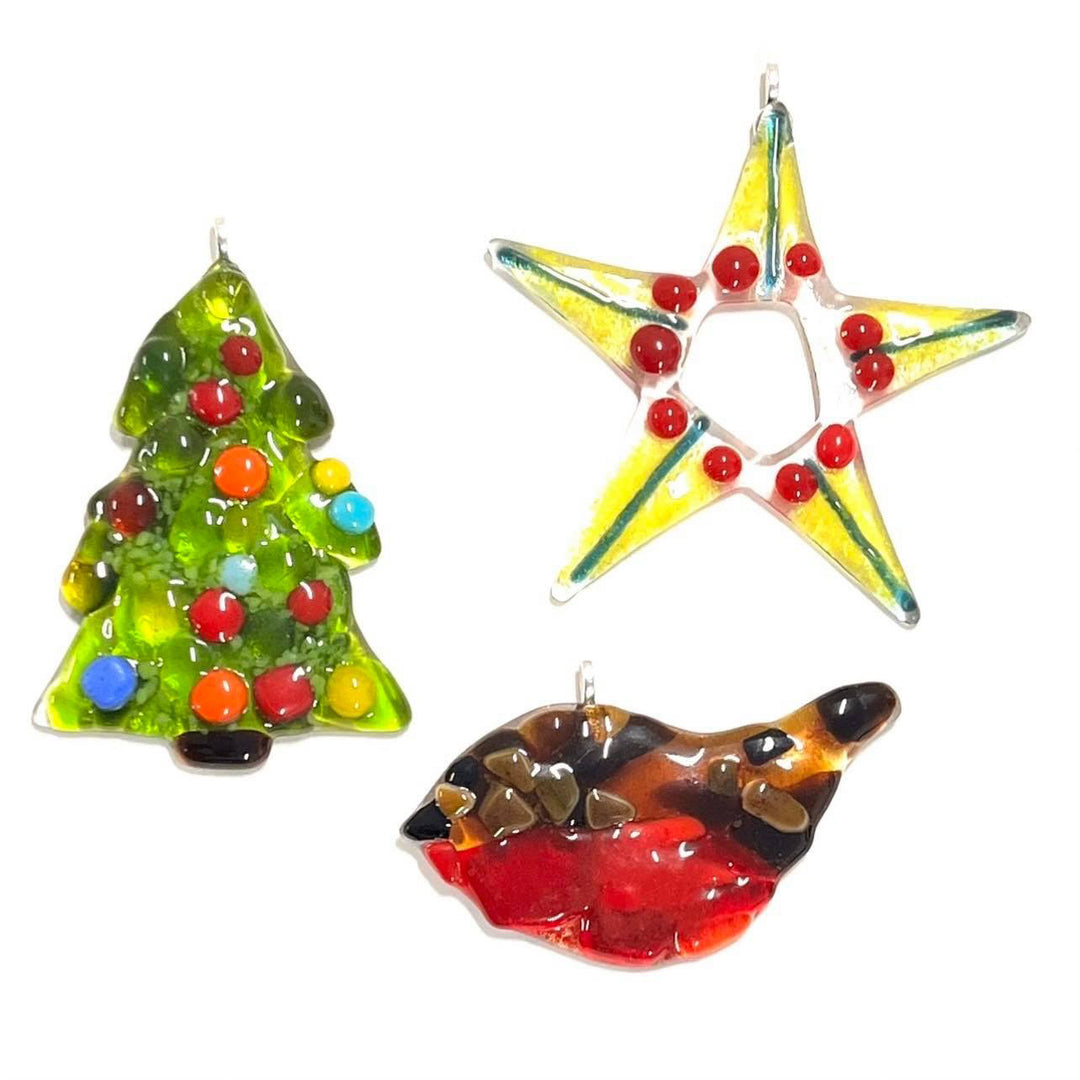 Fused Glass Christmas Decorations - 14th December, Afternoon Class with Natasha Duddy