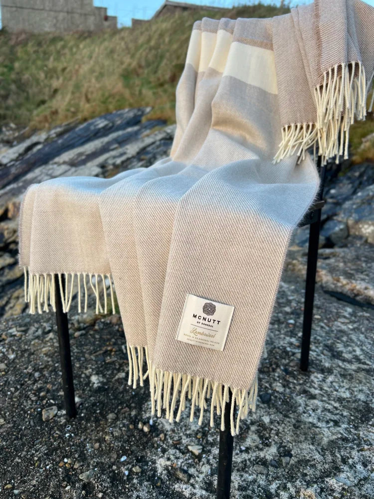 Supersoft Merino Lambswool Throw – Cocoa Bean