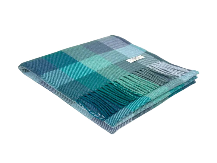 Cashmere and Merino Pashmina Wrapin Crashing Wave