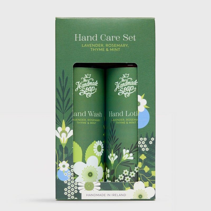 Hand Wash & Lotion Set - Lavender, Rosemary, Thyme & Mint