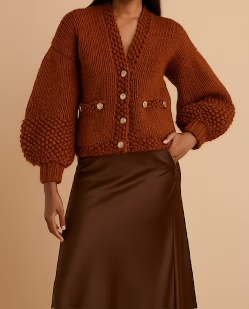 Hermit Cardigan in Superfine Merino