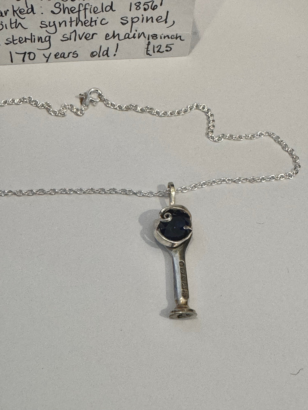 BONE HANDLED FORK NECKLACE 1856