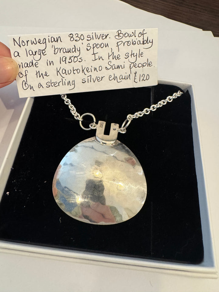NORWEGIAN 830 SILVER NECKLACE