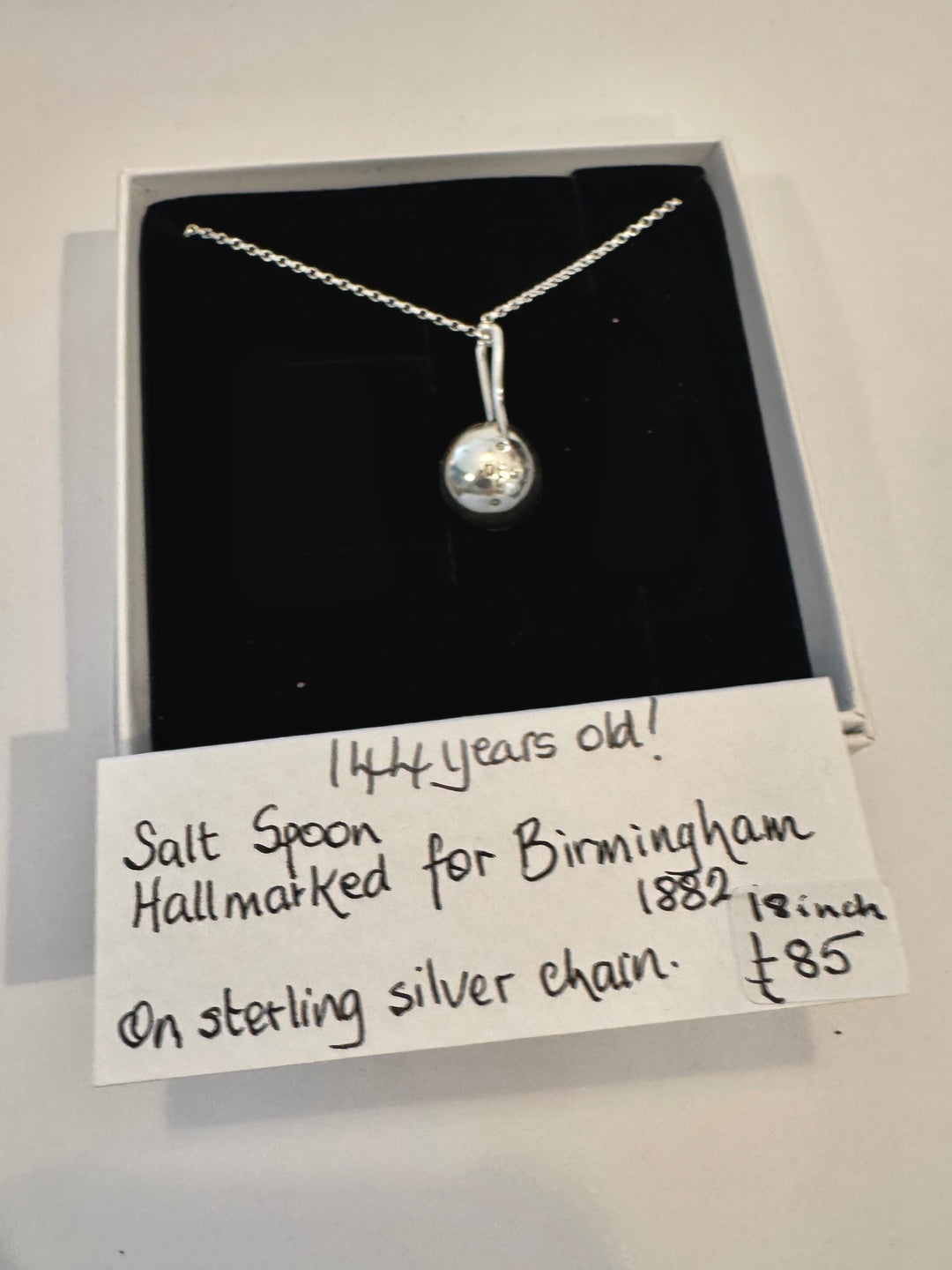SALT SPOON 1882 NECKLACE