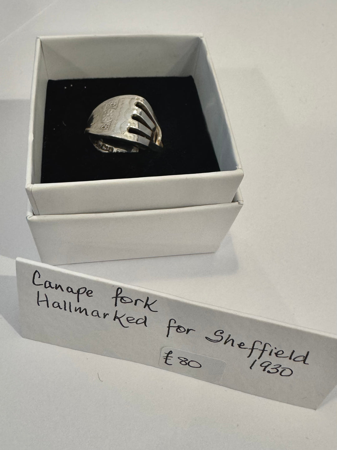 CANAPE FORK 1930 RING