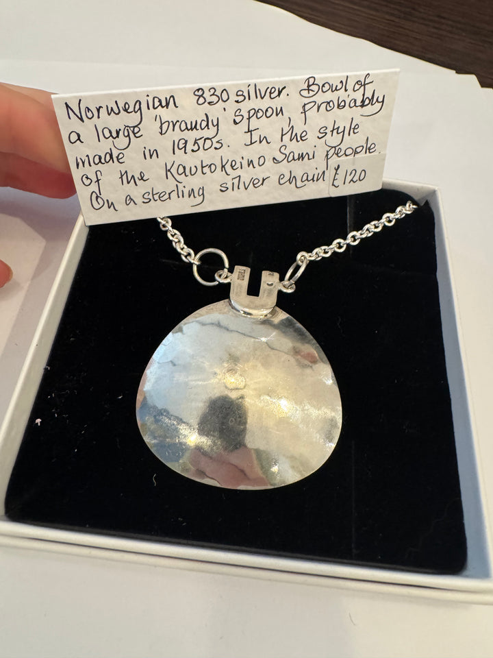 NORWEGIAN 830 SILVER NECKLACE