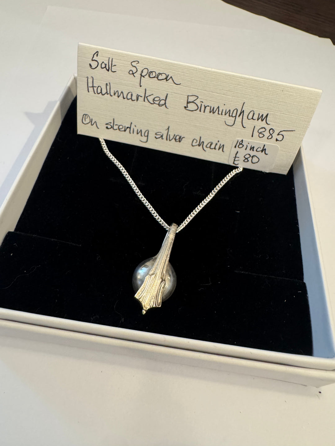 SALT SPOON 1885 CHAIN NECKLACE