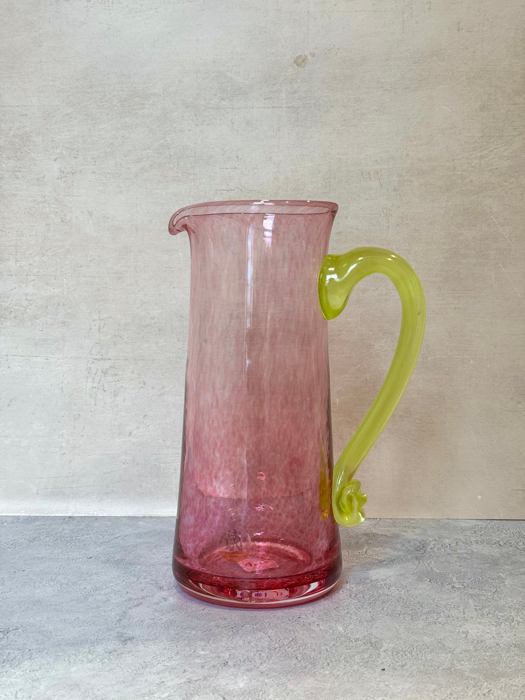 Tapered Jug Bold Large Pink