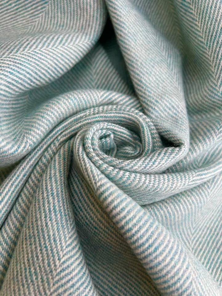 Supersoft Topaz Herringbone Throw