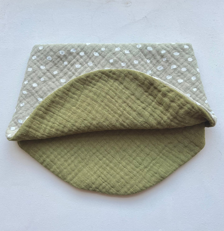 Grey Painted Spot Bib