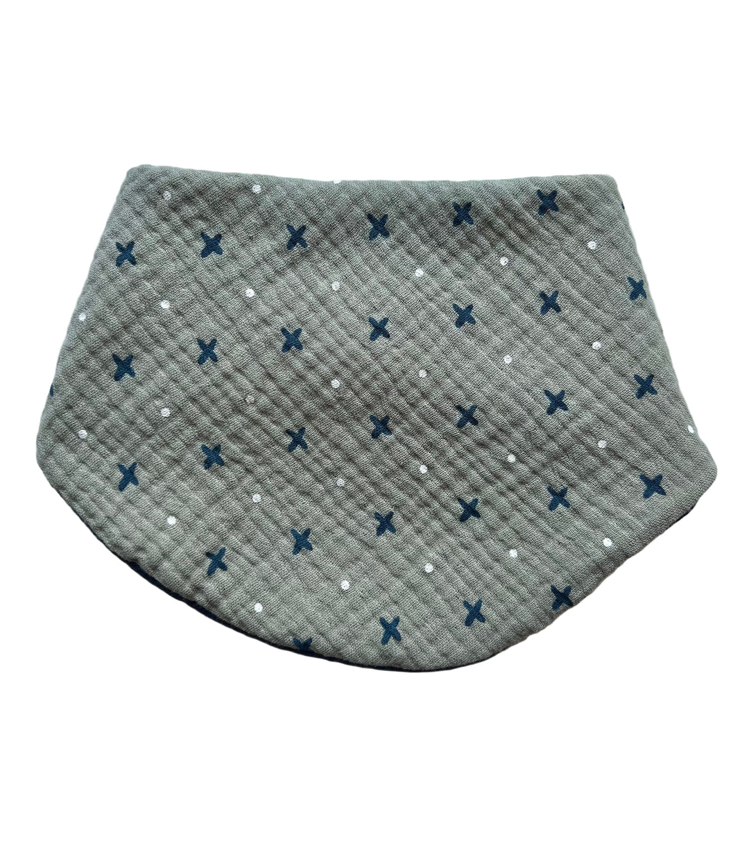 Noughts & Crosses Green Bib