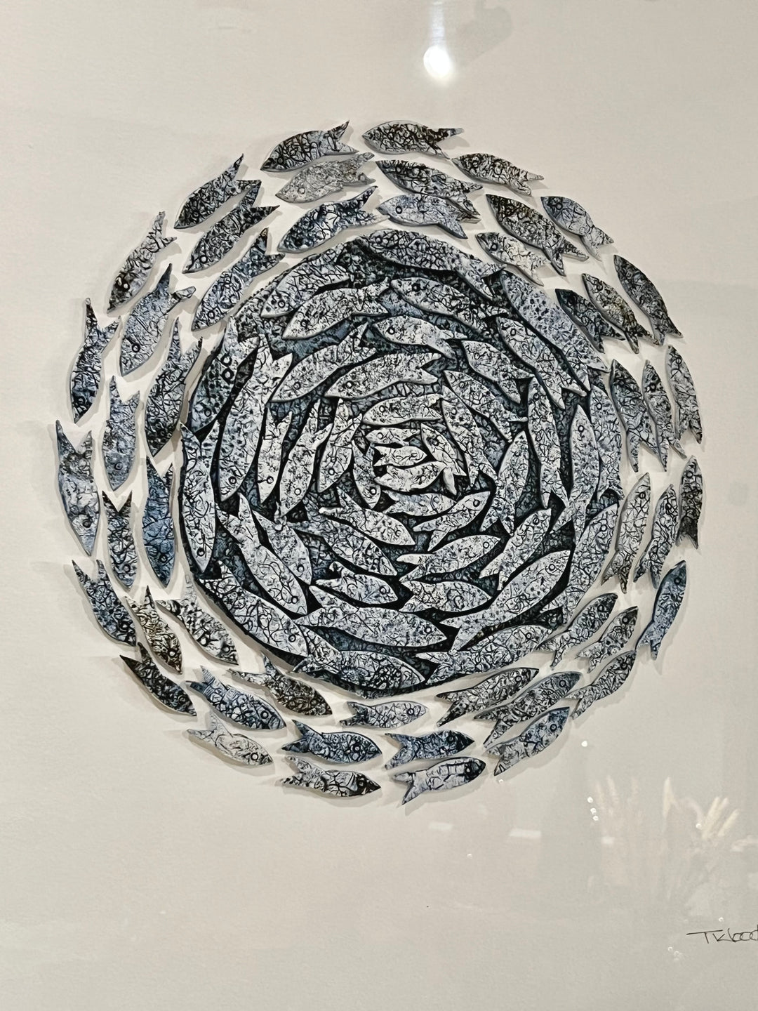 Large Fish Shoal - Framed