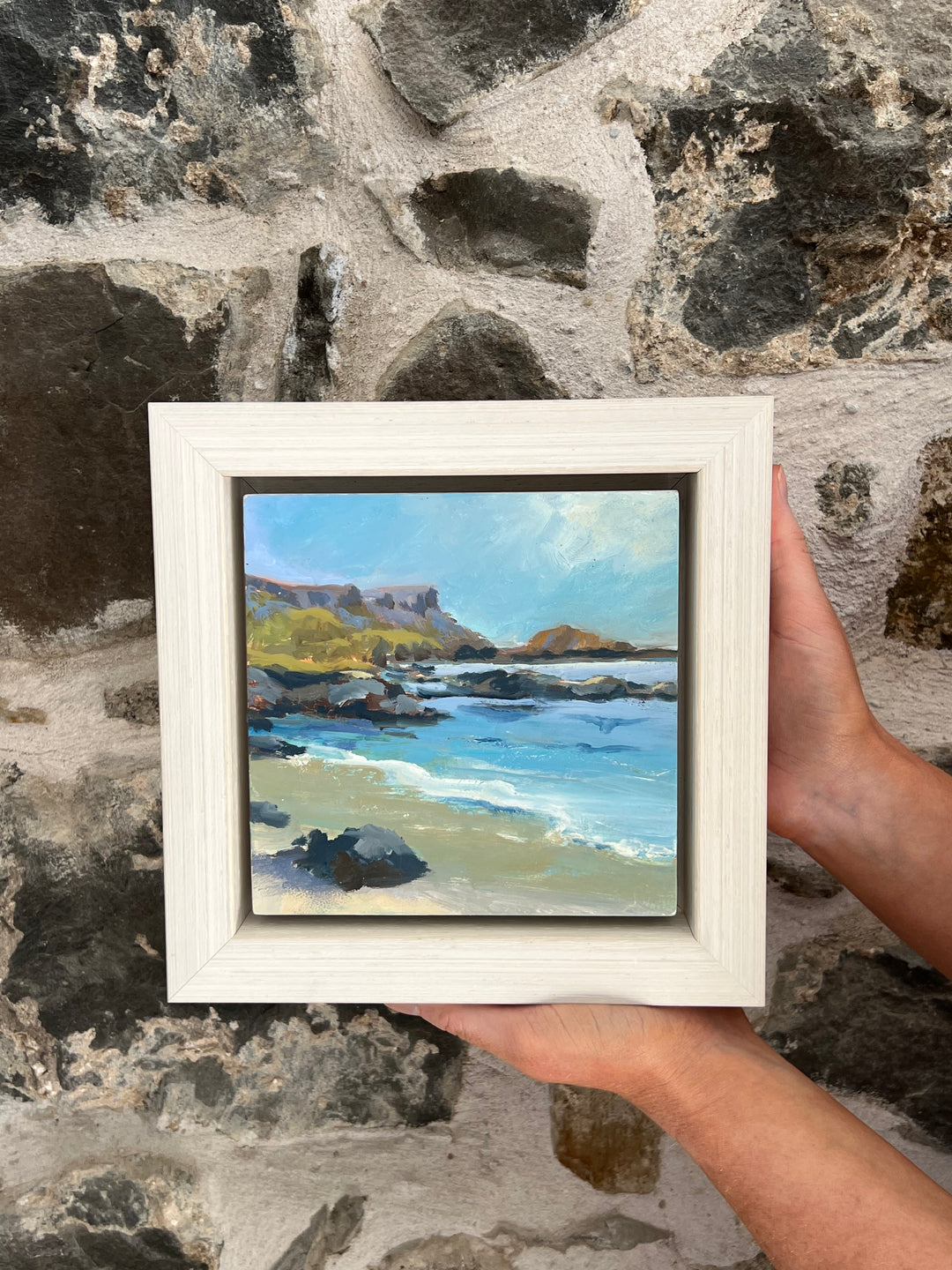 'The Secret Beach: Murlough' Original Oil Painting
