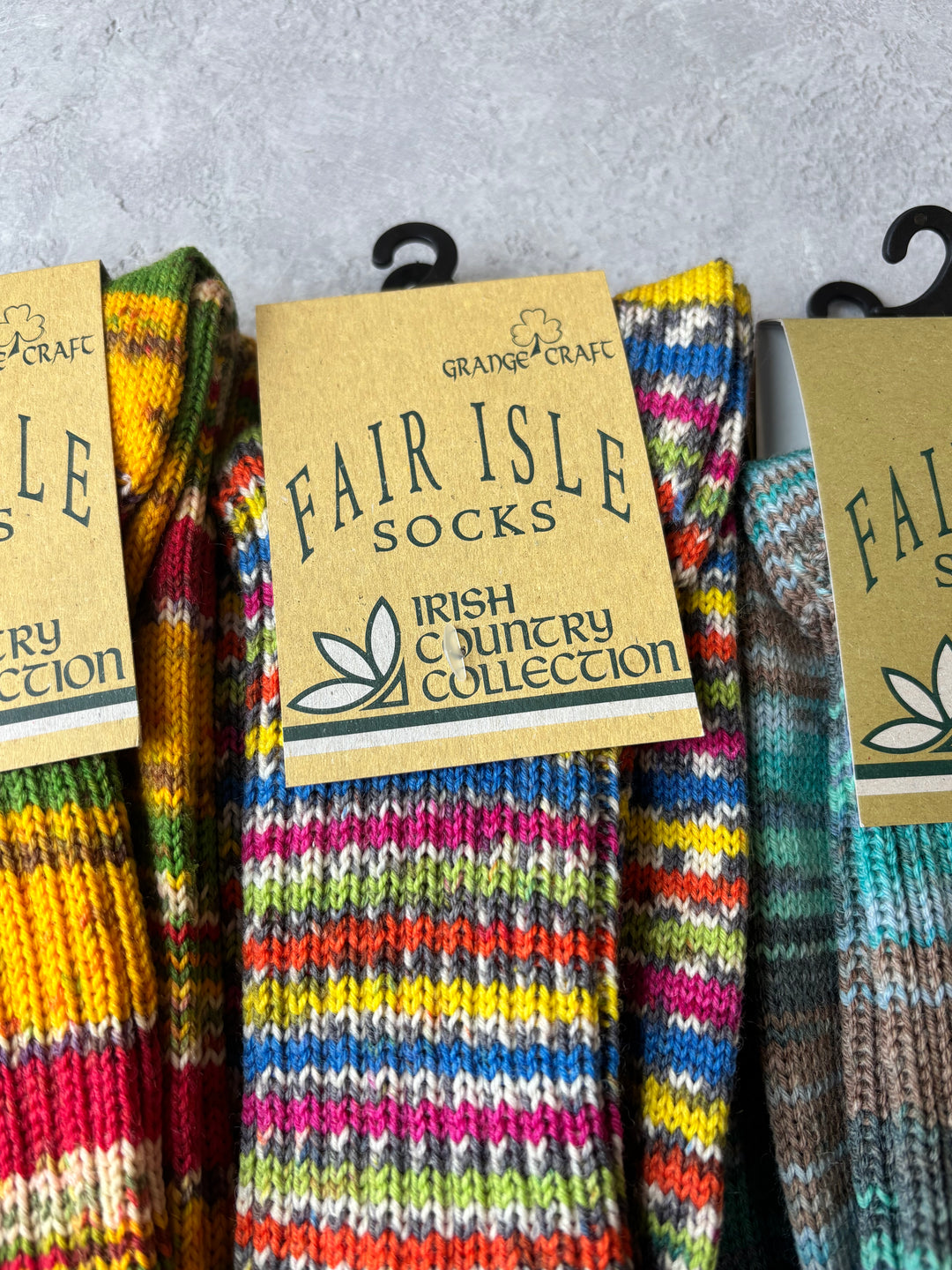 Fair Isle Socks Tutti Frutti Size Med