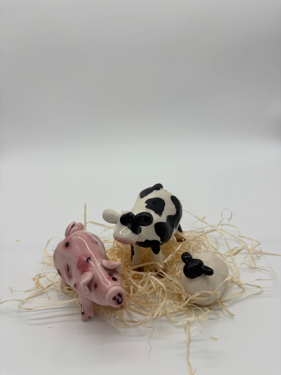 Small Ceramic Pink Pig