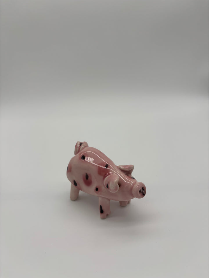 Small Ceramic Pink Pig