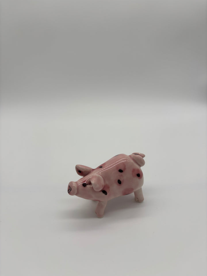 Small Ceramic Pink Pig