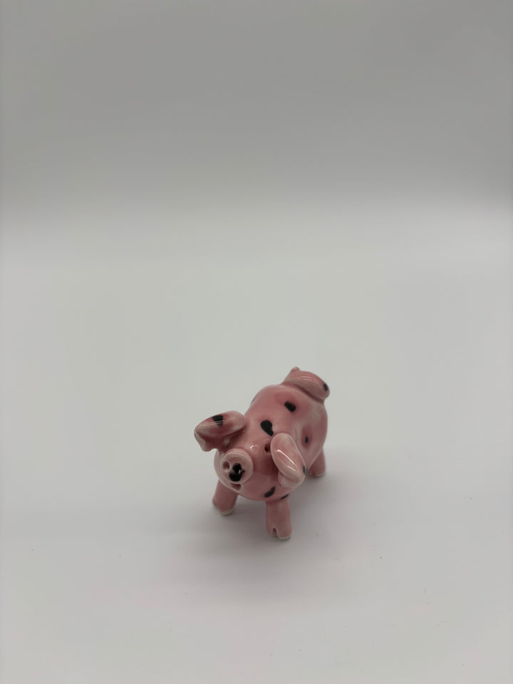 Tiny Ceramic Pig