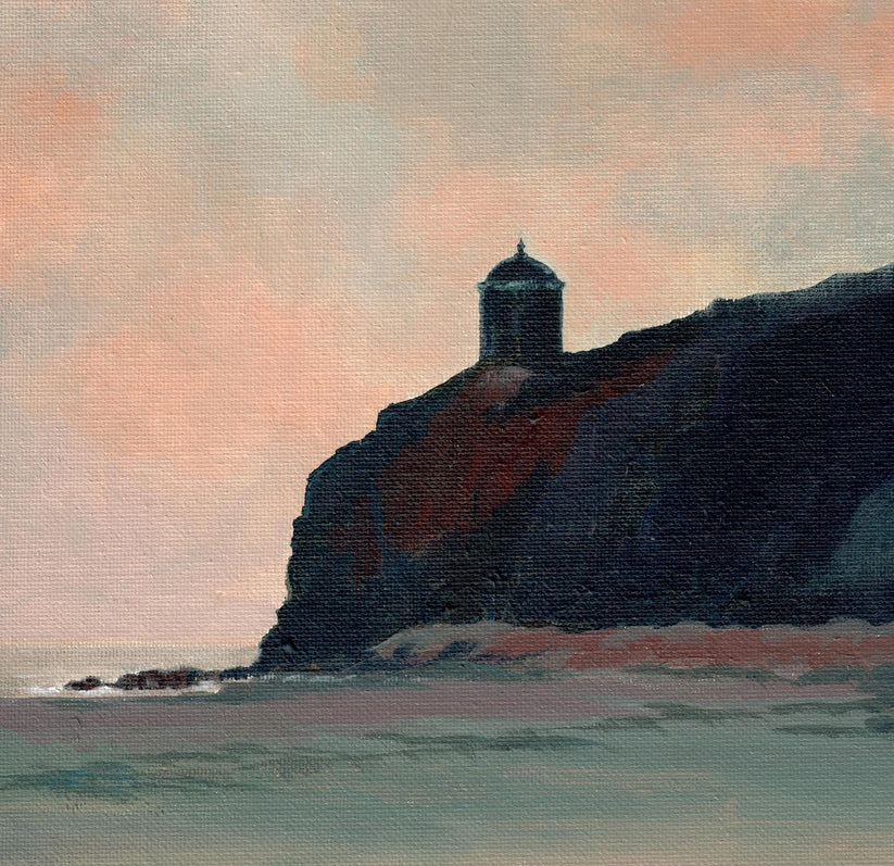 Dusk at Mussenden Print