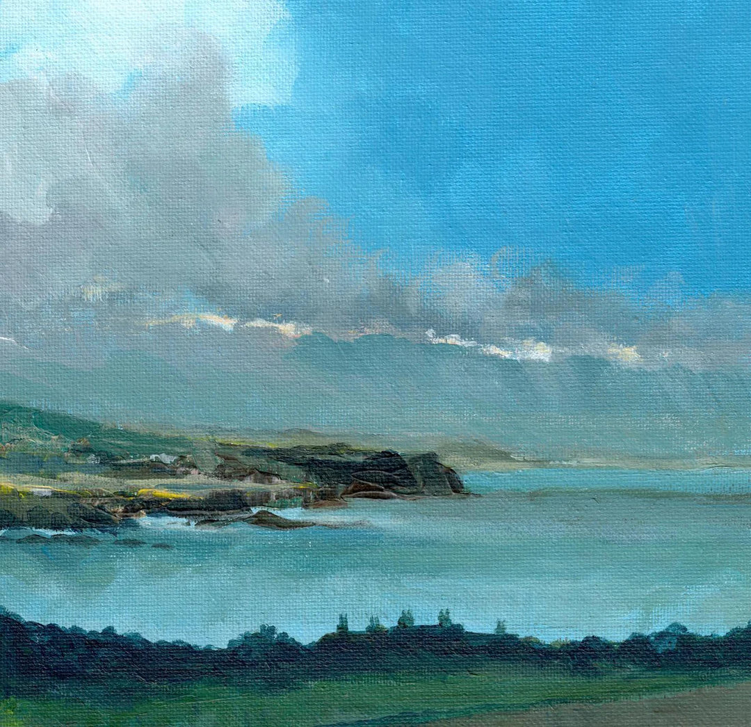 Rain Over Portrush Print