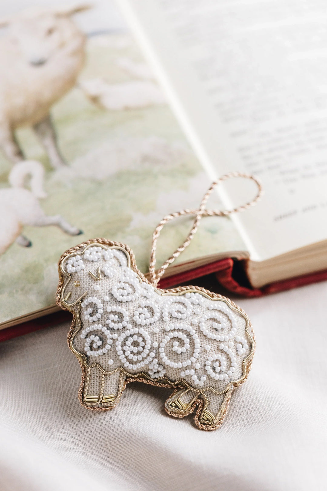 Irish Linen Handmade Sheep