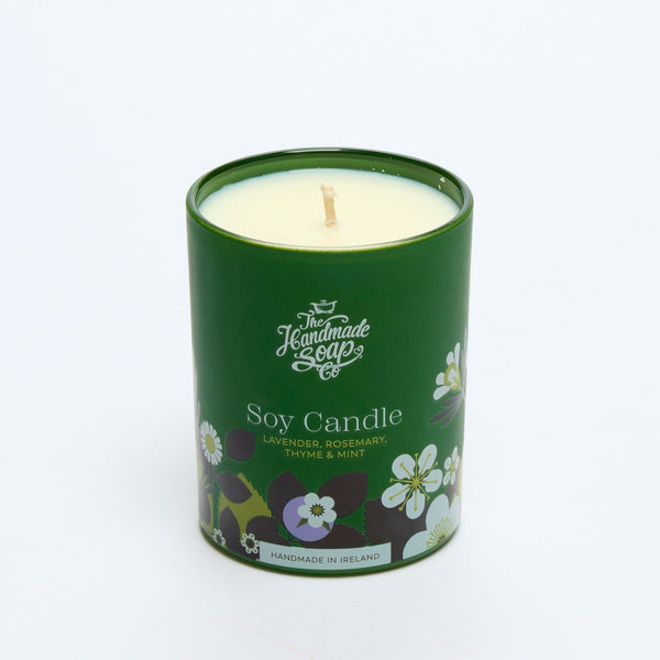 Scented Soy Candle - Lavender, Rosemary, Thyme & Mint 210g