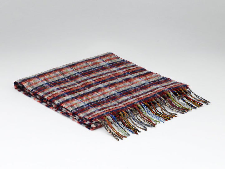 Merino Lambswool Scarf in Mulroy Check