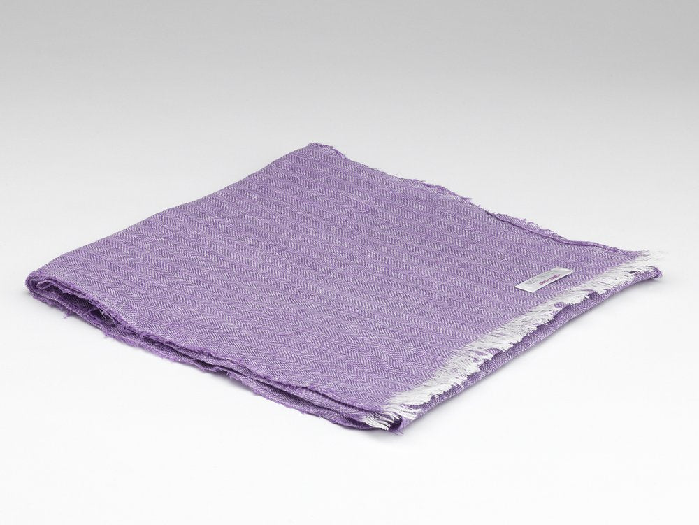 Linen Scarf In Lilac