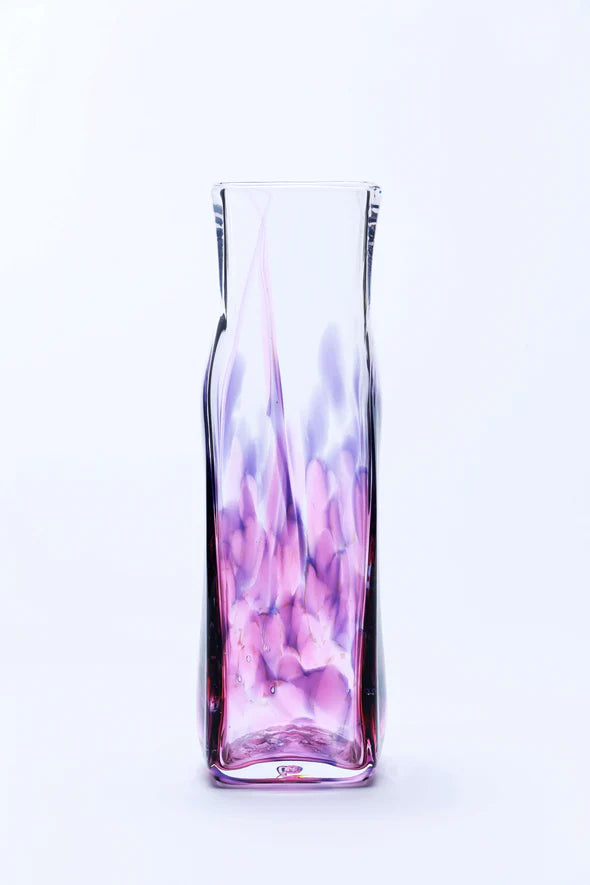 Berry Glass Square Vase - Medium