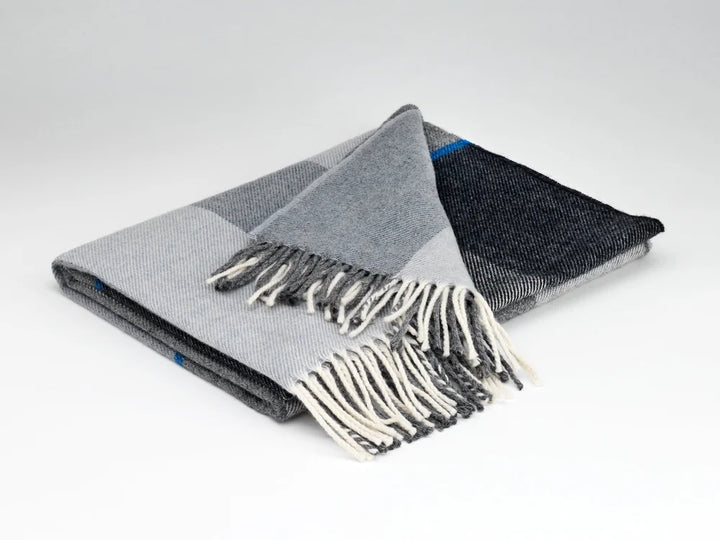 McNutt Pashmina Wrap in Royal Stripe