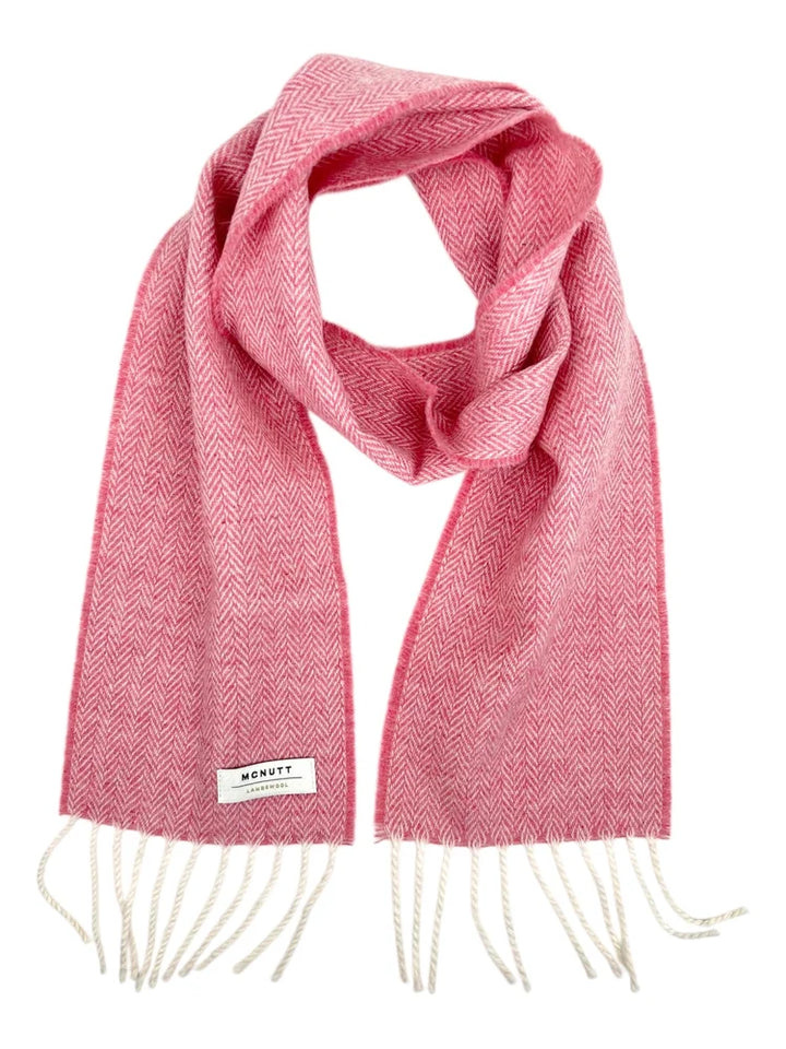 Merino Lambswool Kids Scarf in Rosebay