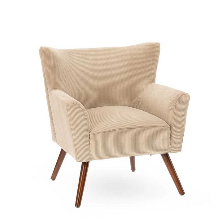 Wayne Armchair Beige Cord