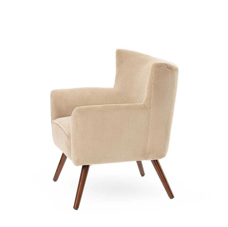 Wayne Armchair Beige Cord