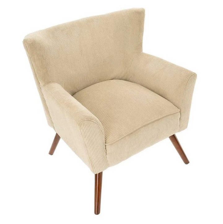 Wayne Armchair Beige Cord