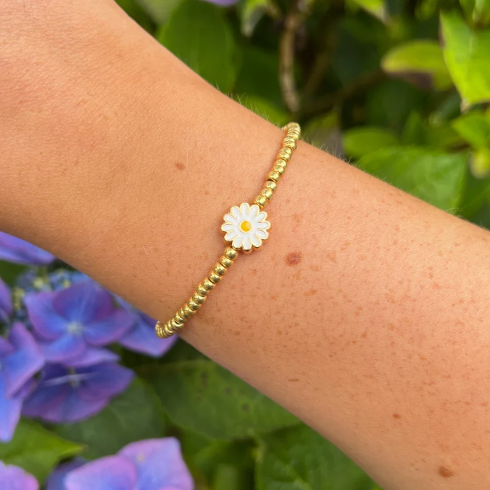 Gold Daisy Bracelet