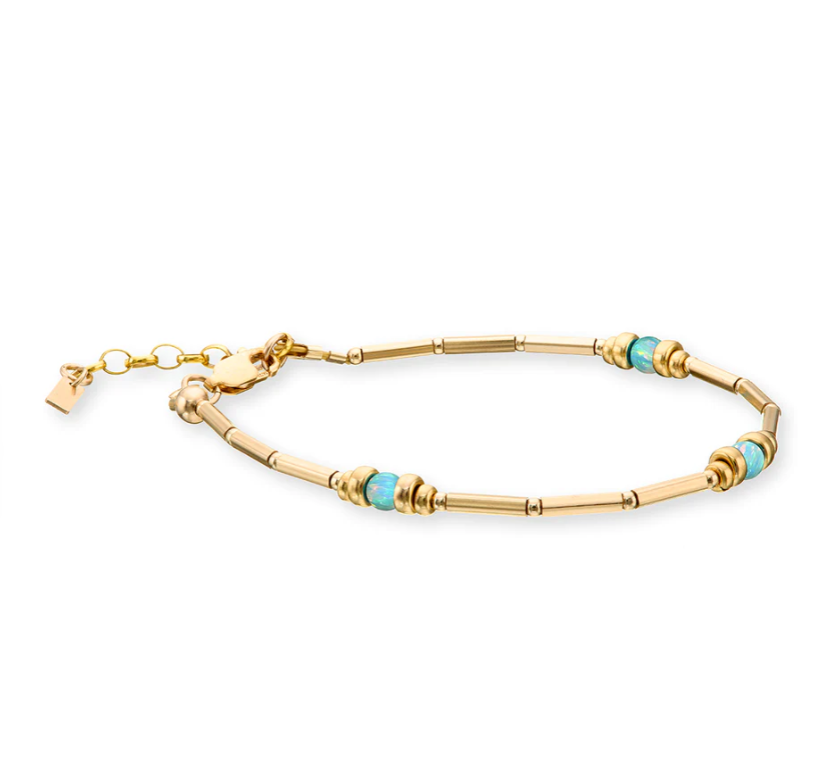 Opal Moon Rondelle Bracelet