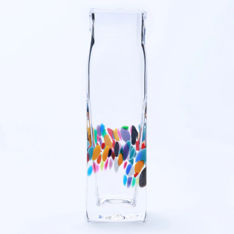 Small Square Glass Vase