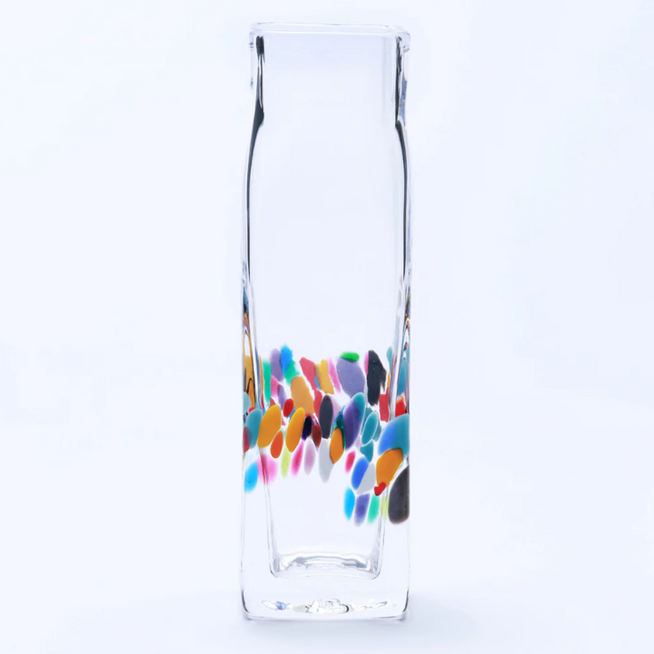 Small Square Glass Vase