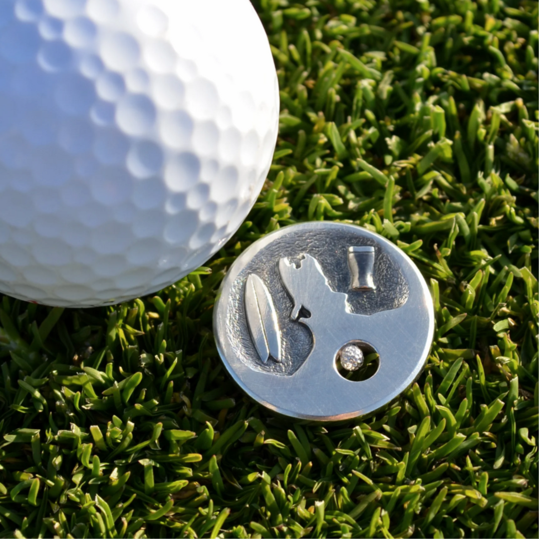 Limited Edition Silver Golf Ball Marker
