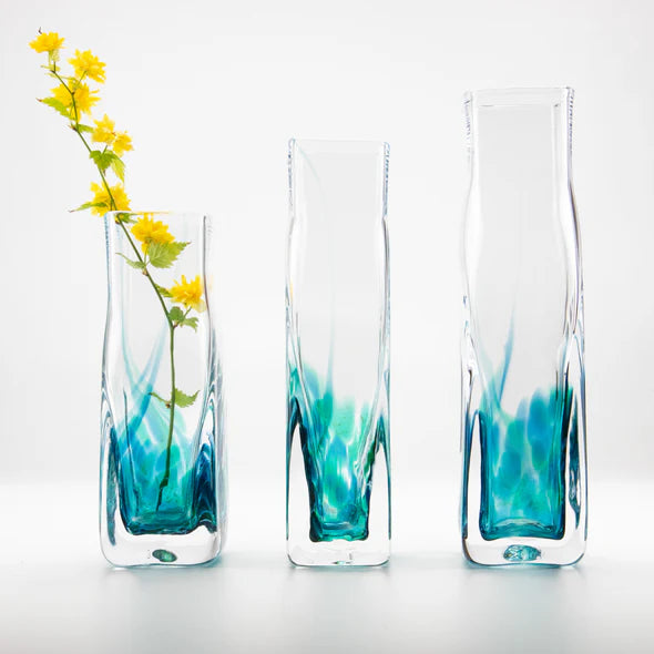 Seascape Square Vase, Tall